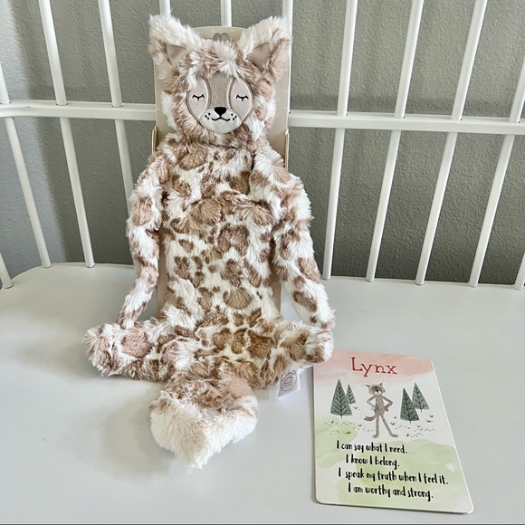 NIB Slumberkins Misfit Lynx Snuggler - Picture 4 of 6